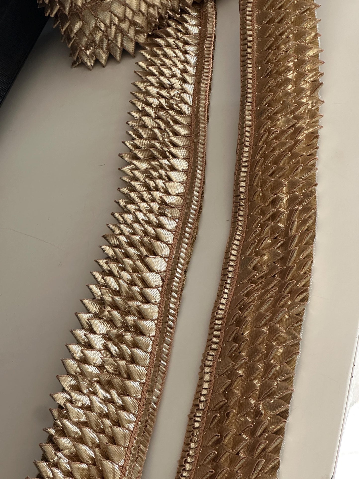 Handmade Gold Gota Ribbon Trim