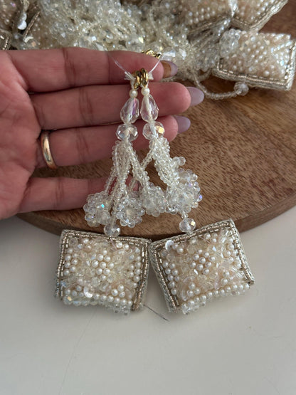 Handmade Pearl Beaded Tassel Latkan