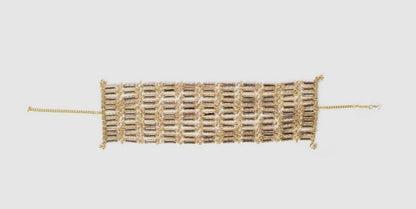 Gold Statement Choker Necklace