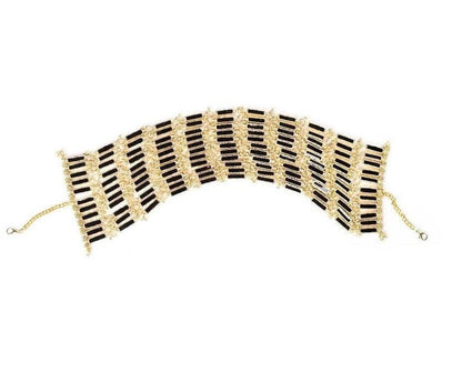 Gold Statement Choker Necklace