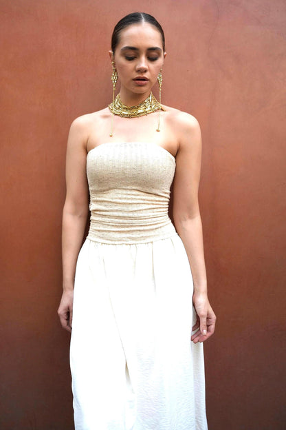 Gold Statement Choker Necklace