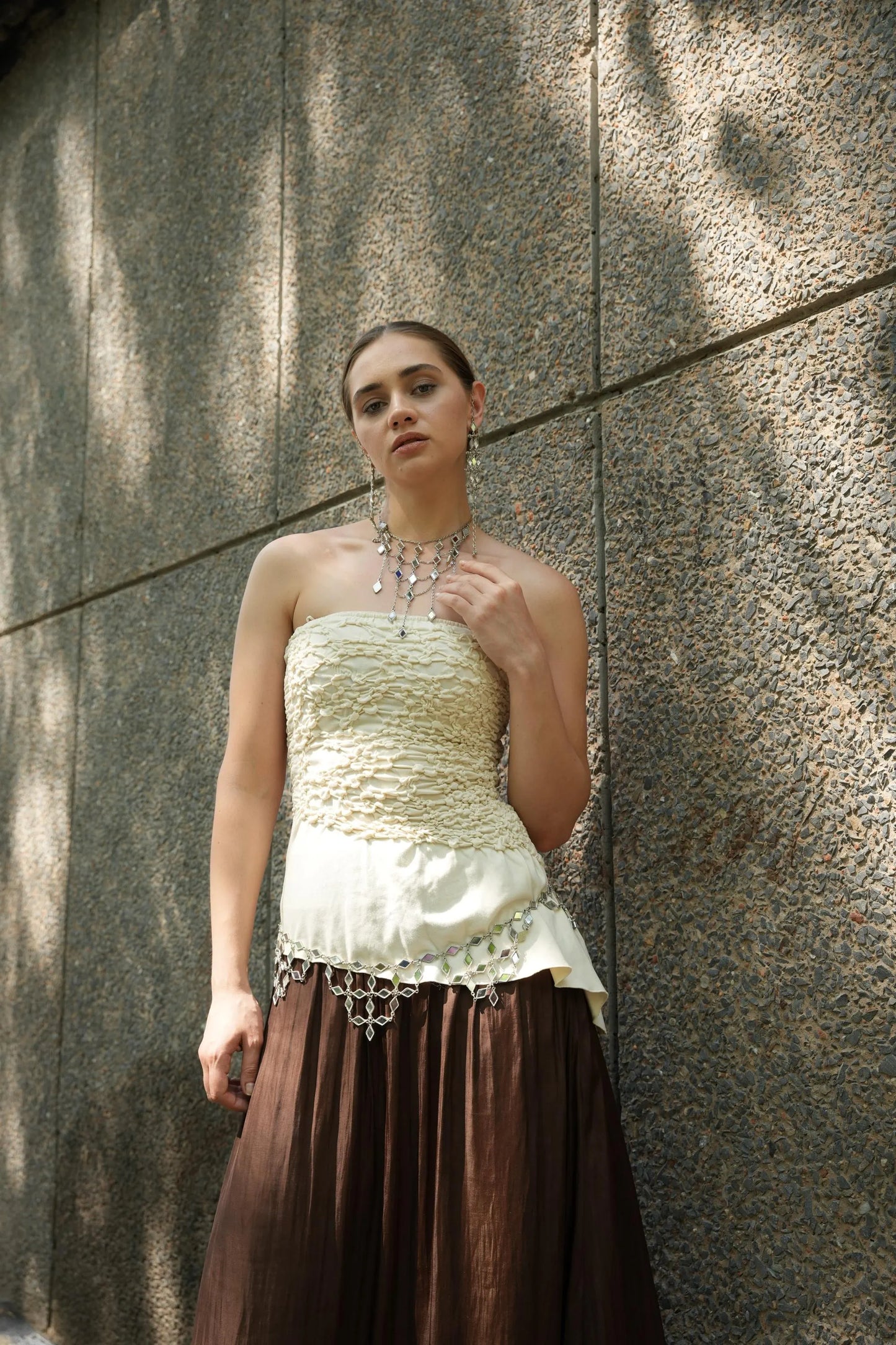 Mirror Work Waist Belt Chain Handmade Hip Chain