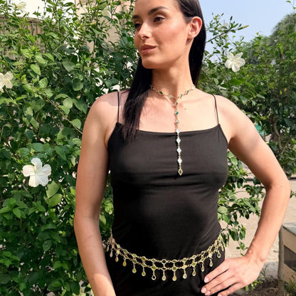 Handmade Mirror Waist Belt Kamarband Jewelry