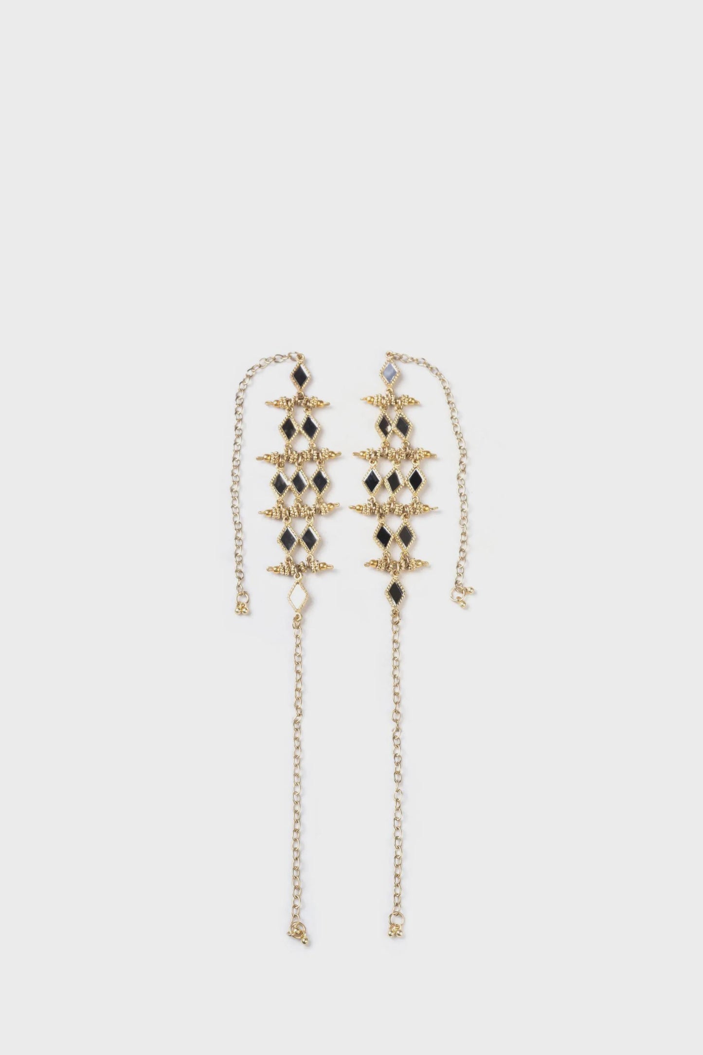 Elegant Silver Cascade Necklace Layered Drop Pendant