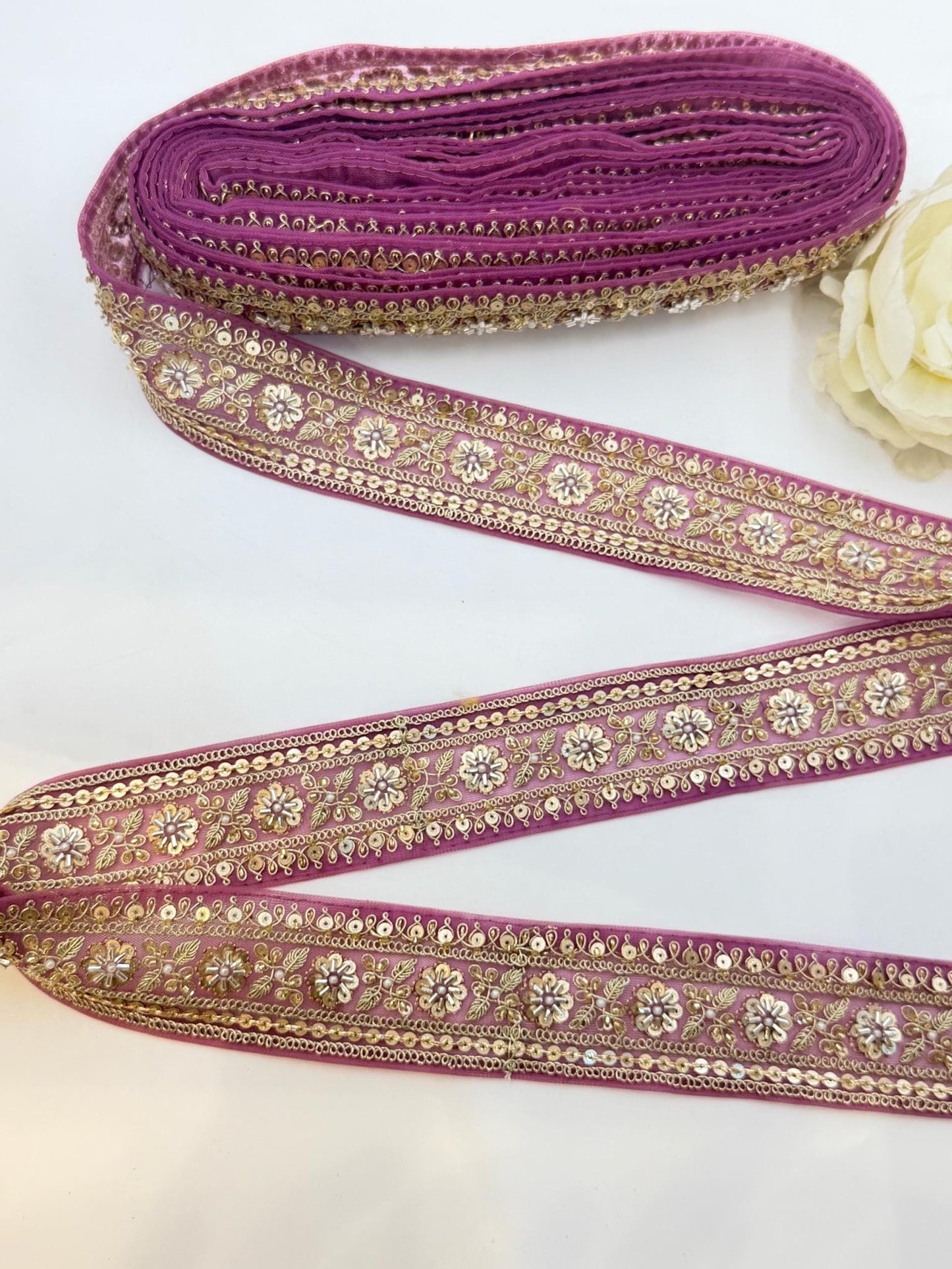Indian Embroidered Lace Trim