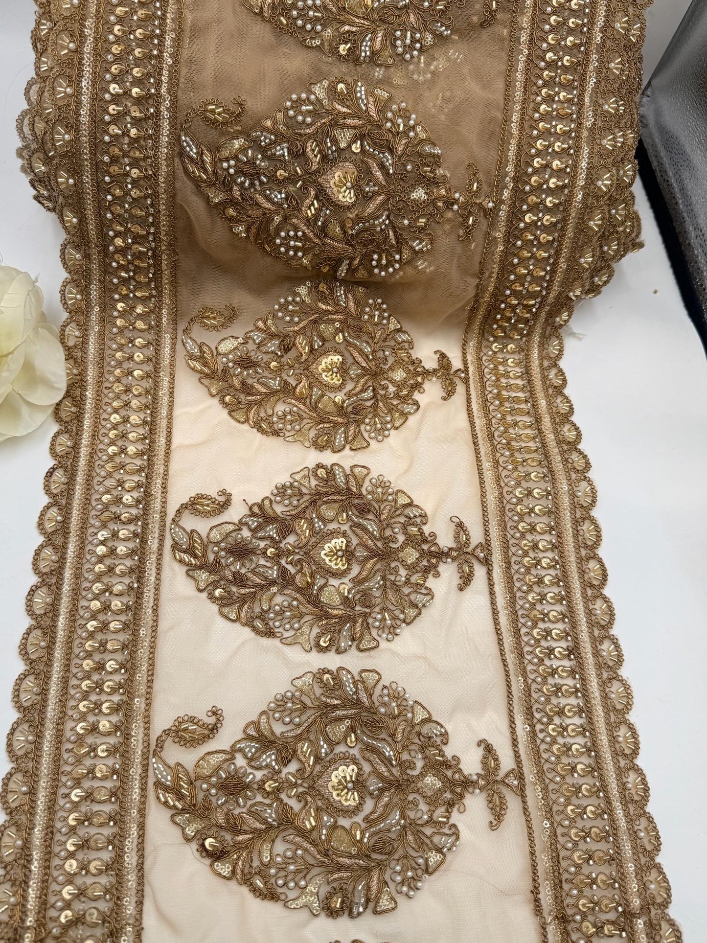 Luxury Bridal Couture Lace Border