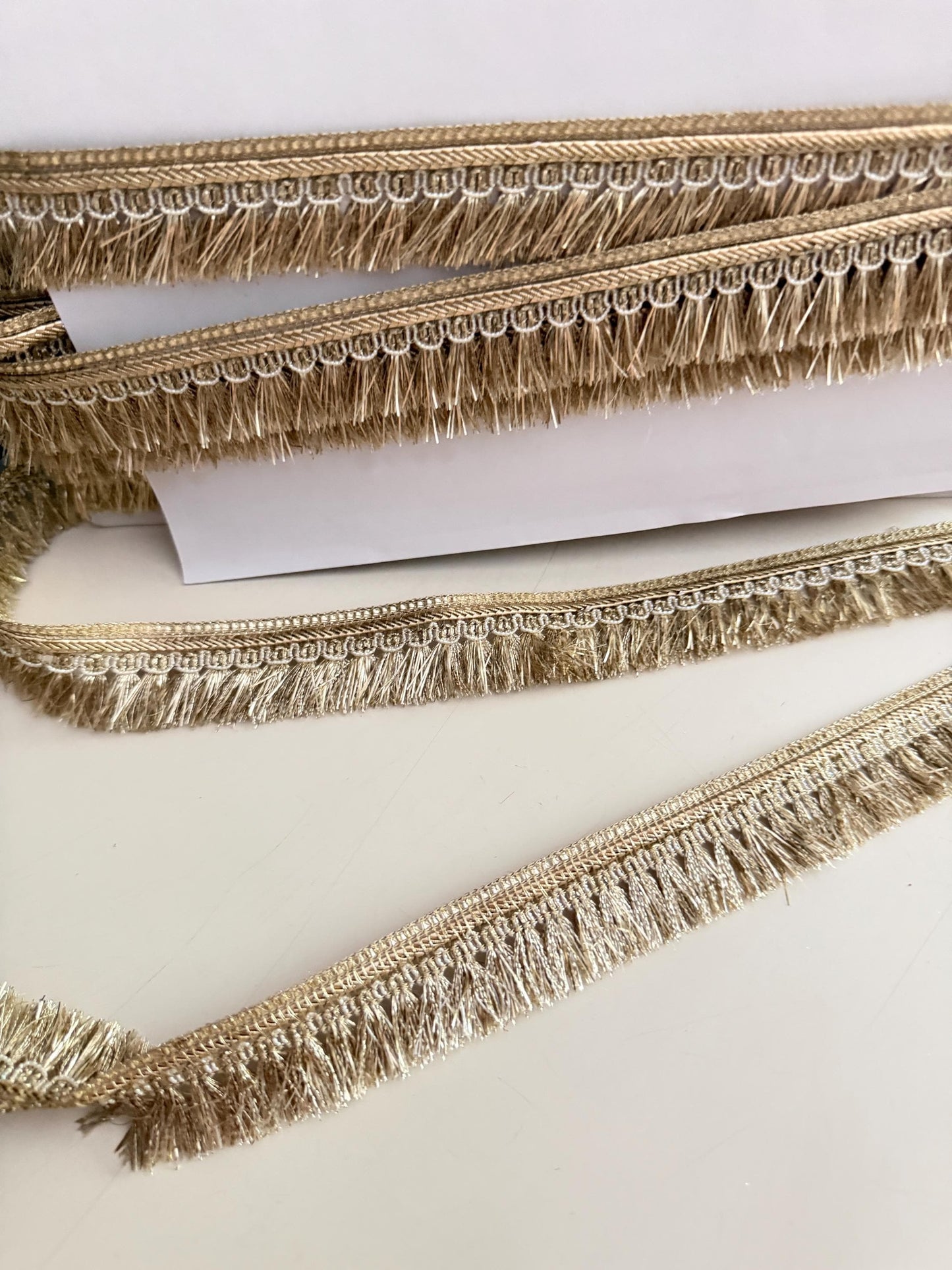 Metallic Fringe Trim – Decorative Tassel Braid
