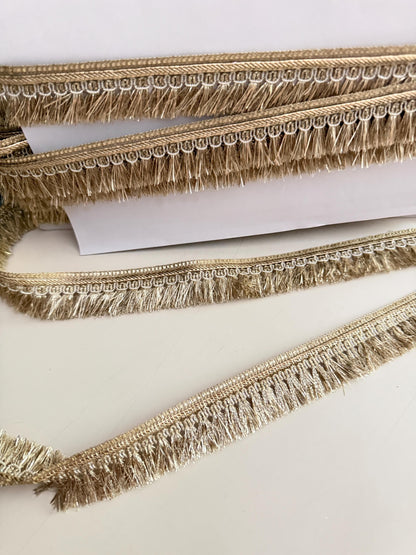 Metallic Fringe Trim – Decorative Tassel Braid
