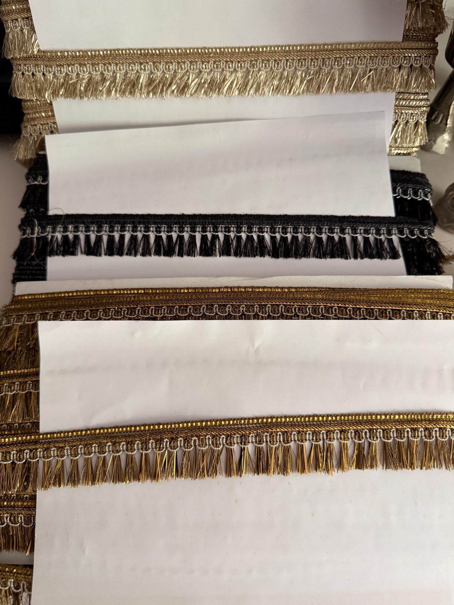 Metallic Fringe Trim – Decorative Tassel Braid