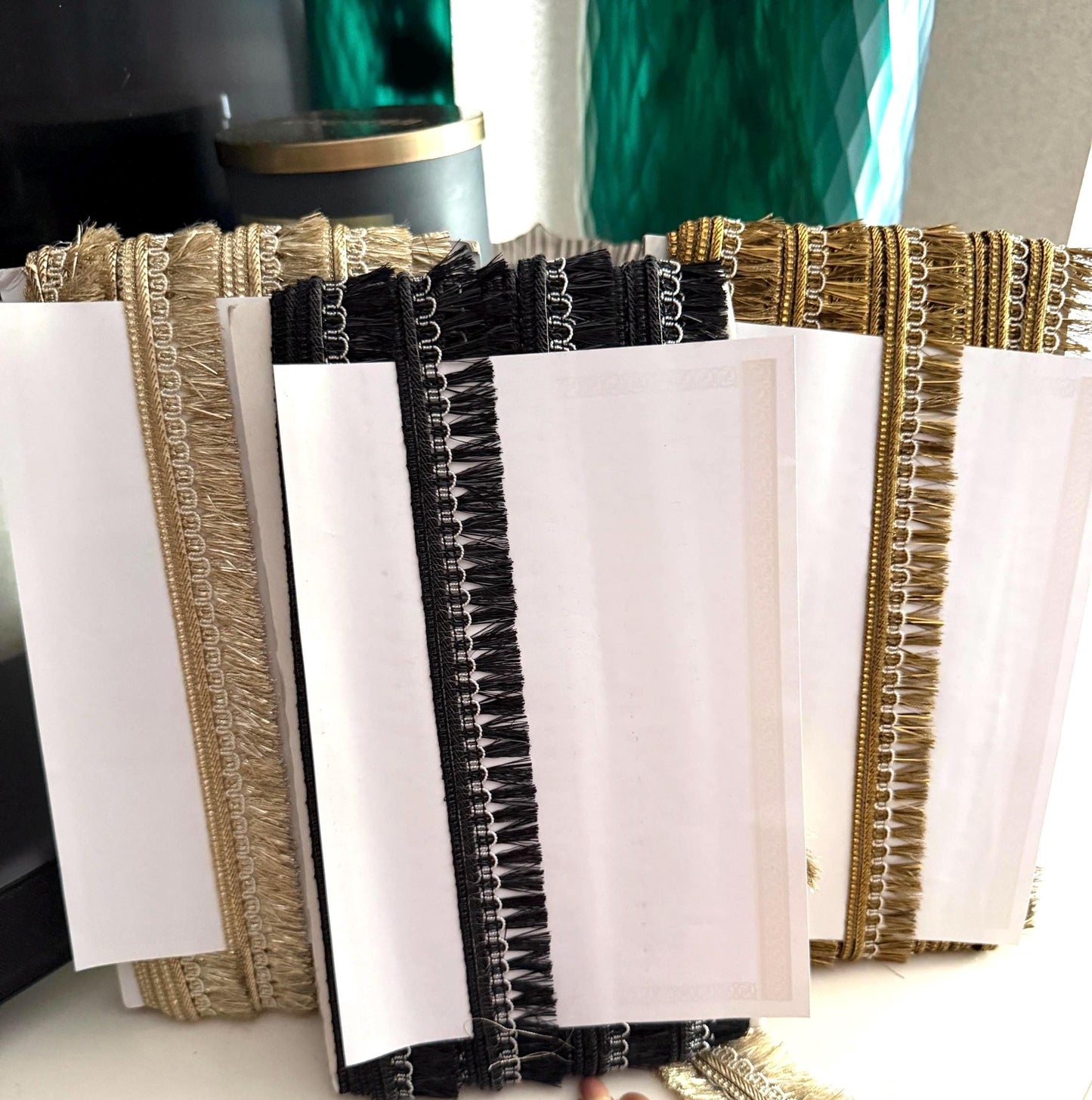 Metallic Fringe Trim – Decorative Tassel Braid