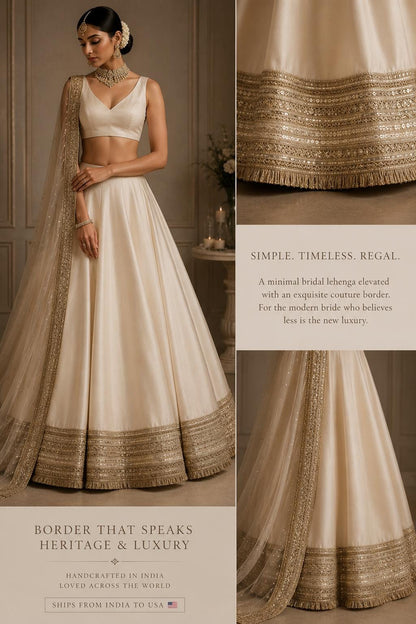 Extra Wide Gold Embroidered Fringe Trim