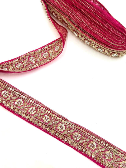 Indian Embroidered Lace Trim
