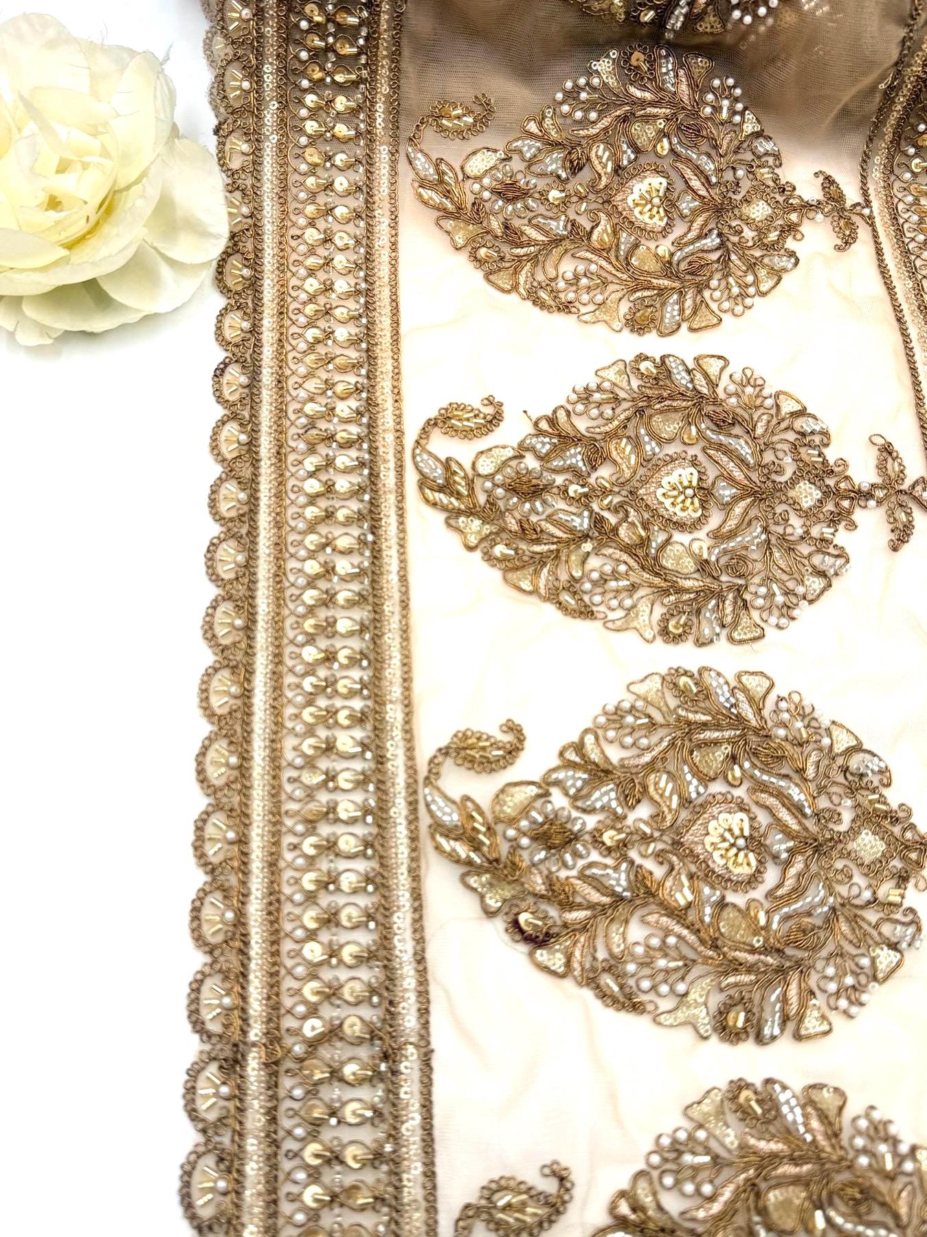 Luxury Bridal Couture Lace Border