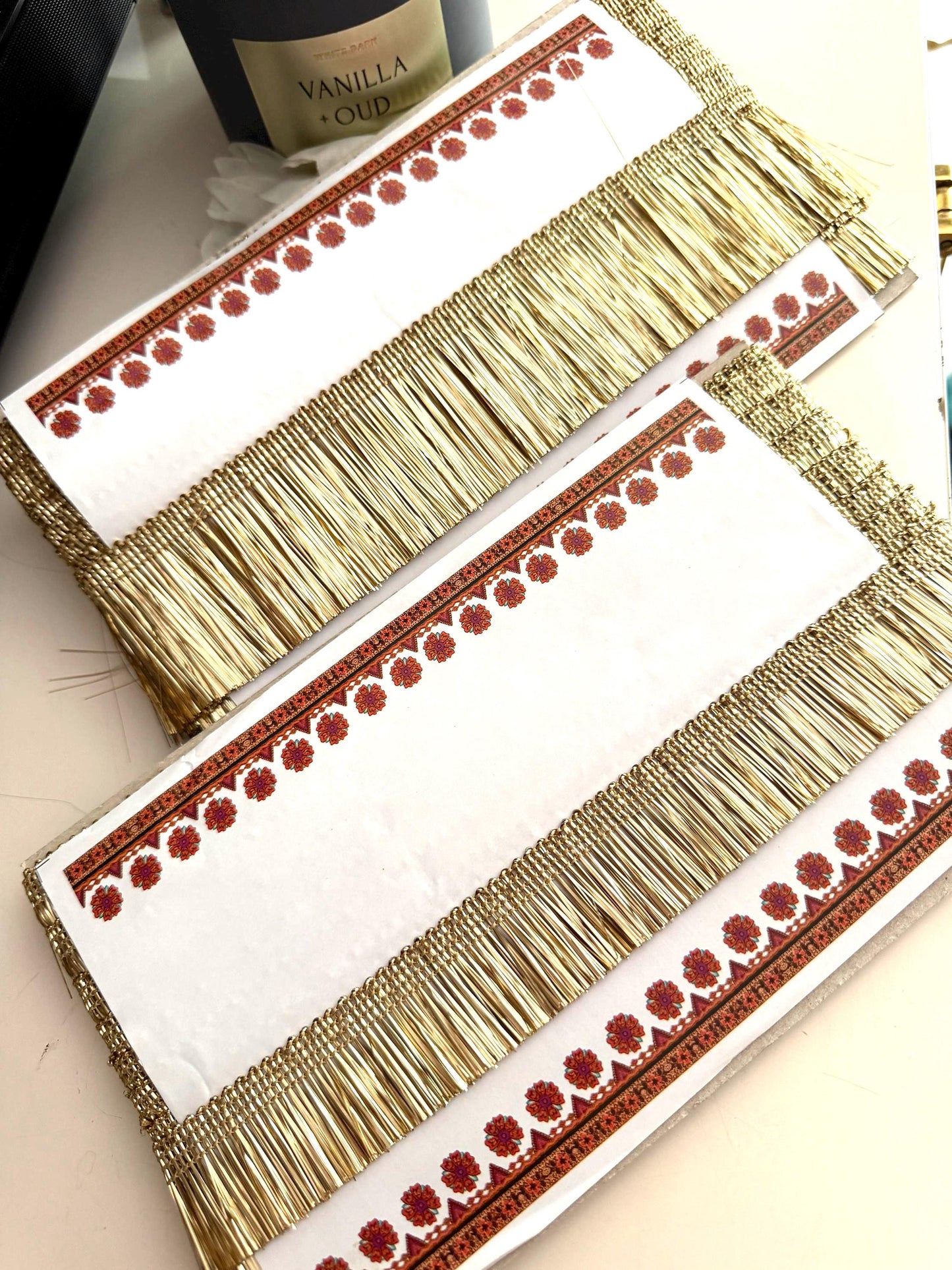 Metallic Gold Bullion Fringe Trim