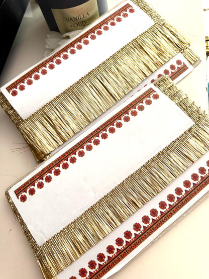 Metallic Gold Bullion Fringe Trim