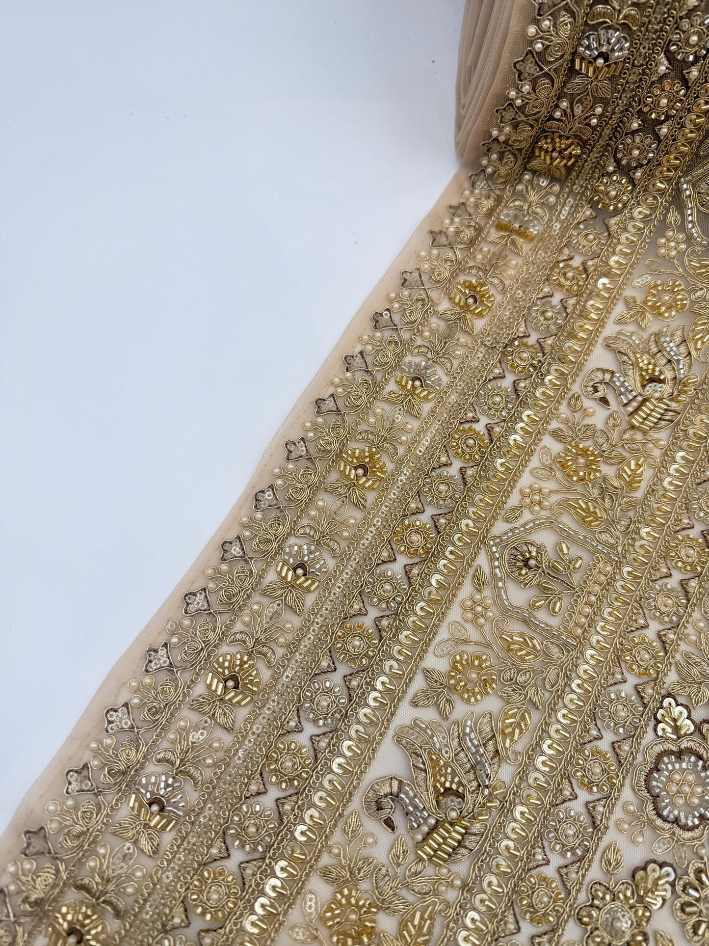Luxury Elephant Motif Bridal Couture Trim