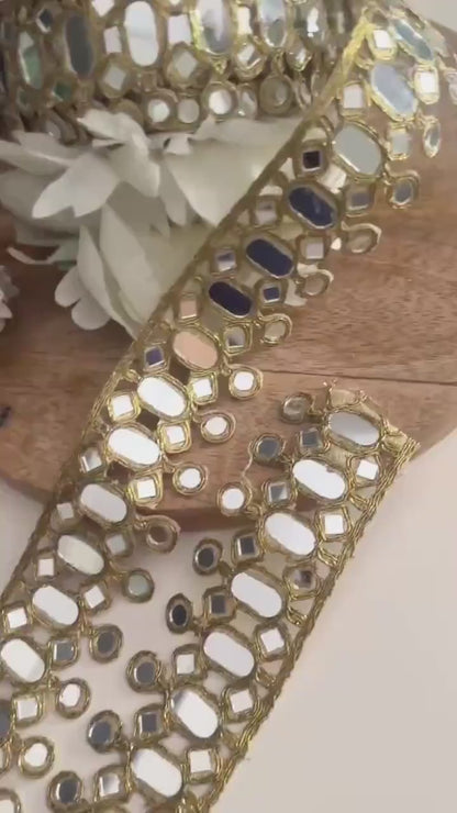 Mirror Belt Jewelry Gold